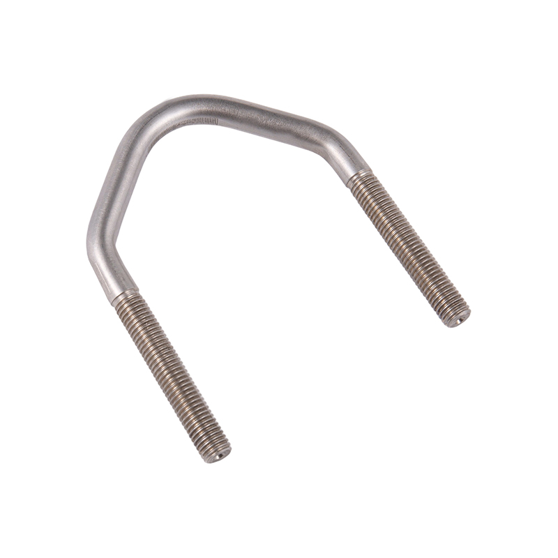 Stainless Steel U-shaped clamp na may Screw Thread